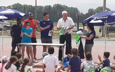 Tournoi de tennis et récompenses pour les jeunes licenciés du club